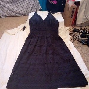 Sundress size 6 Black Jones NY